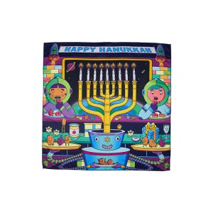 Happy Hanukkah Knot Wrap