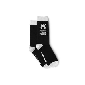 Fighting Animal Testing Socks (1 PAIR)